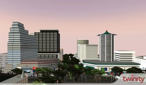 Twinity Singapore Skyline of Orchard Road Twinity Singapore Skyline of Orchard Road