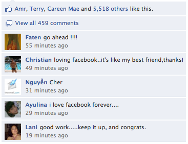 facebook like facebook like