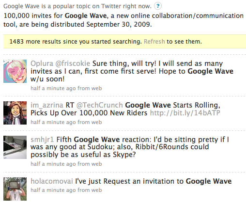 google wave twitter google wave twitter