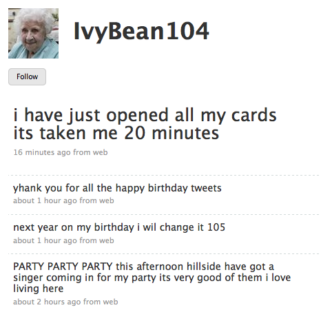 grandma ivy tweets