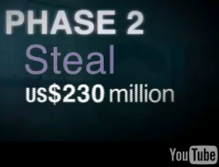 230 mil stolen