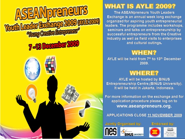 AYLE 2009 flyer AYLE 2009 flyer