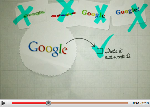 google logo switch
