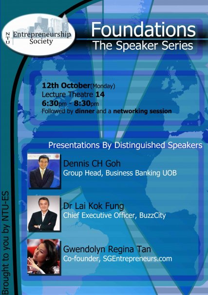 Foundations flyer for 12 Oct Foundations flyer for 12 Oct