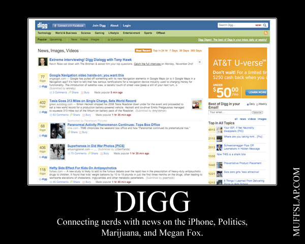 DIGG motivational poster DIGG motivational poster