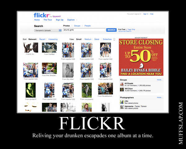 FLICKR motivational poster FLICKR motivational poster