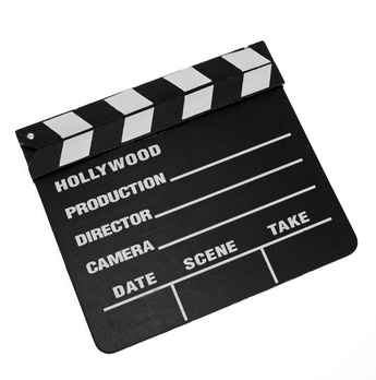 Movie clapper board