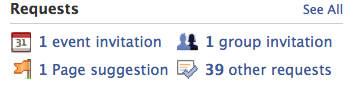 Facebook requests