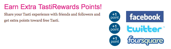 Foursquare TastiRewards Foursquare TastiRewards