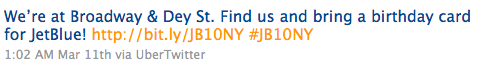 JetBlue 1000 tickets location 1 JetBlue 1000 tickets location 1