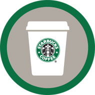 foursquare Starbucks badge