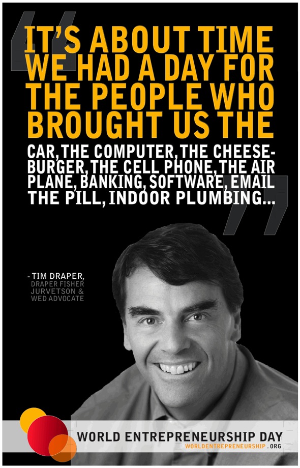WED quote from Tim Draper
