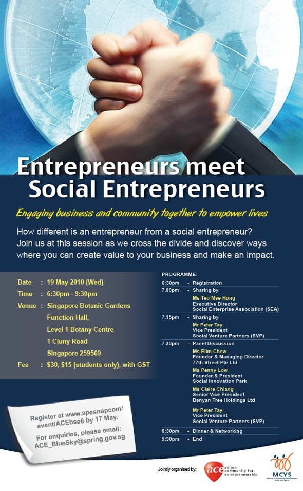 ACE BlueSky - Entrepreneurs Meet Social Entrepreneurs ACE BlueSky - Entrepreneurs Meet Social Entrepreneurs