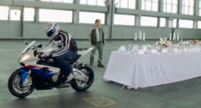 bmw bike stunt