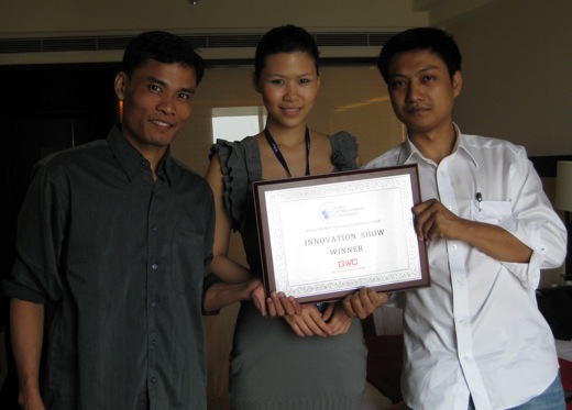 2c2p team after winning GMIC 2010
