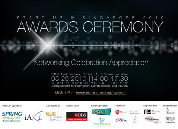 Start-Up@Singapore Awards Ceremony 2010