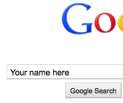 google your name