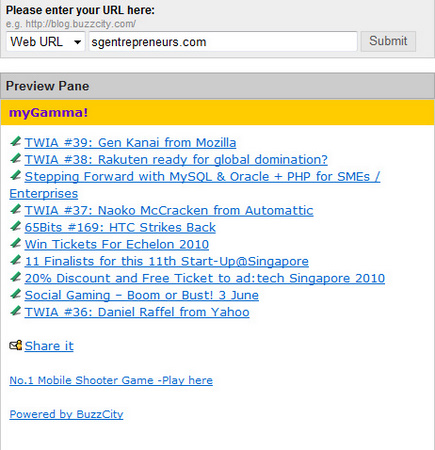 Mobilizer Preview of SGE