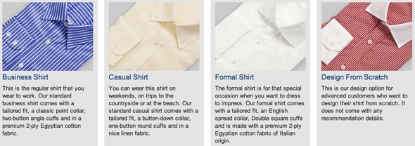 Solosso types of shirt Solosso types of shirt