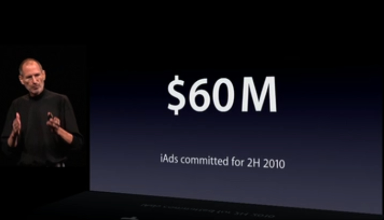 $60 Million Committed To Apple iAd