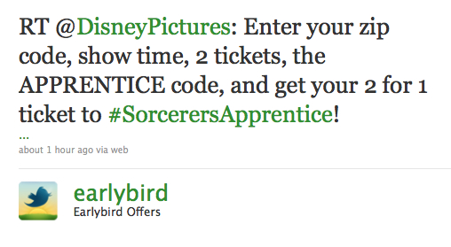earlybird tweet earlybird tweet