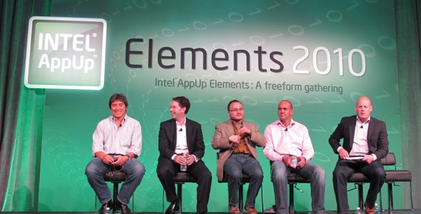 Intel AppUp Elements 2010 Conference panel
