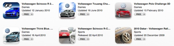 volkswagen apps