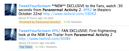 paranormal activity twitter 2 paranormal activity twitter 2