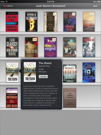 social book bookshelves