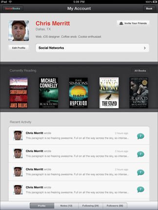 social book social network