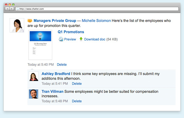 download salesforce chatter for mac