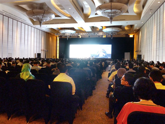 ibm conference filled