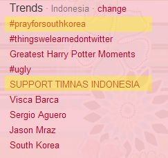 PrayForSouthKorea in Trending Topic