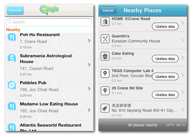 foursquare-clingle