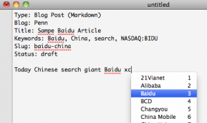 Publishing Tools to Share: TextMate Snippets for Stock Tickers and Live Blogging Publishing Tools to Share: TextMate Snippets for Stock Tickers and Live Blogging