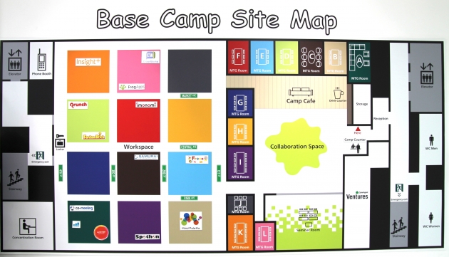 click for large view Startup Base Camp
