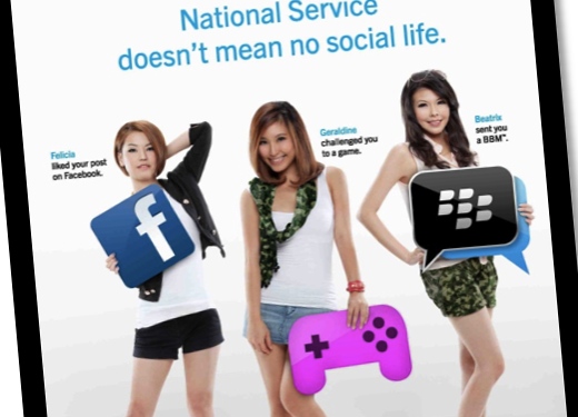 Camera-less BlackBerry Singapore