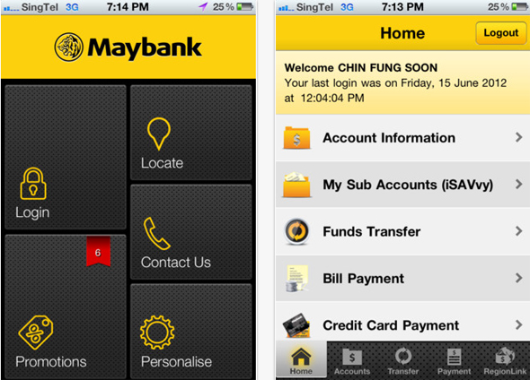 Maybank Singapore App Pay Bills And Transfer Funds From Singapore To Malaysia