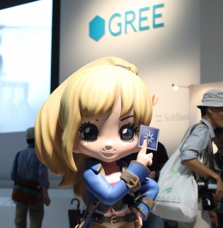 GREE booth, 2012 Tokyo Game Show