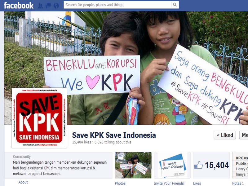 Twitter Movement #SaveKPK Takes to the Streets for Demonstration Against Corruption