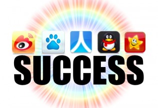 chinese social media success