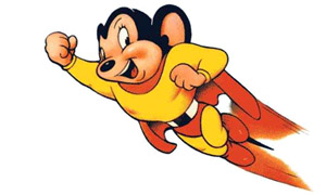 mighty mouse figurine