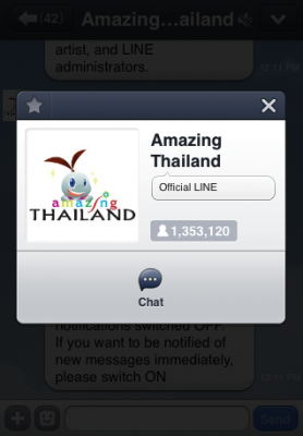 line tourism authority thailand