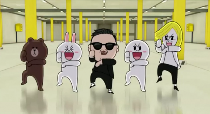 Japanese Chat App ‘Line’ Does Gangnam Style Japanese Chat App ‘Line’ Does Gangnam Style