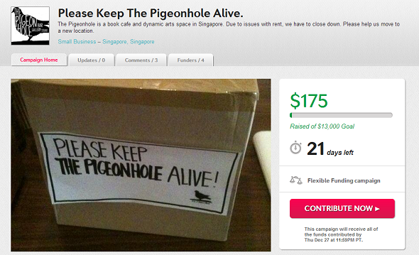 the pigeonhole indiegogo