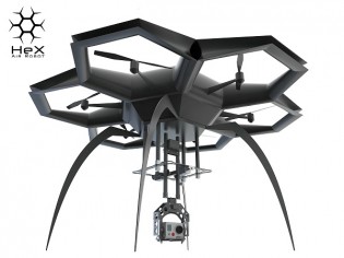 HeX smartphone-controlled drone with mounted camera