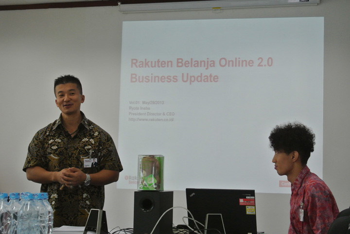 Ryota Inaba, President Director and CEO of PT Rakuten-MNC