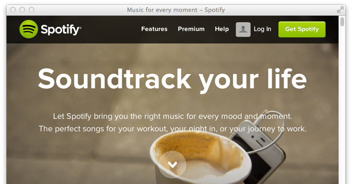spotify-home-page