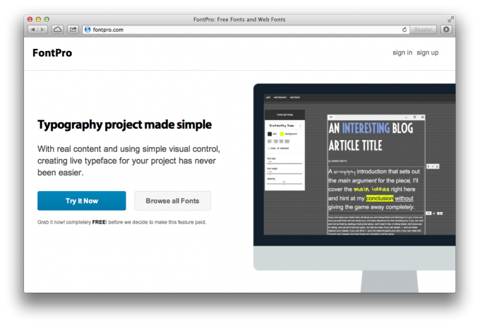 Fontpro