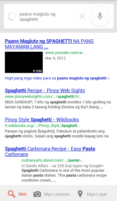 Google Voice Search Filipino